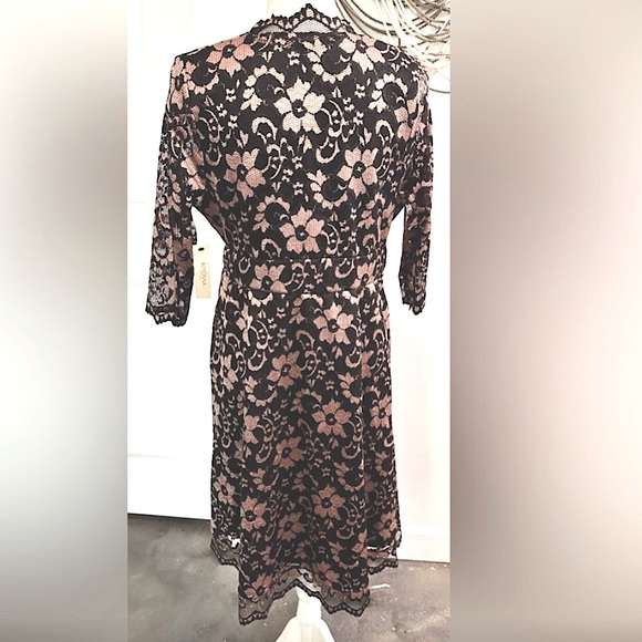 🌷Slimming Kiyonna Mon Cherie A-Line Lace Cocktail Dress NWT - Picture 6 of 8